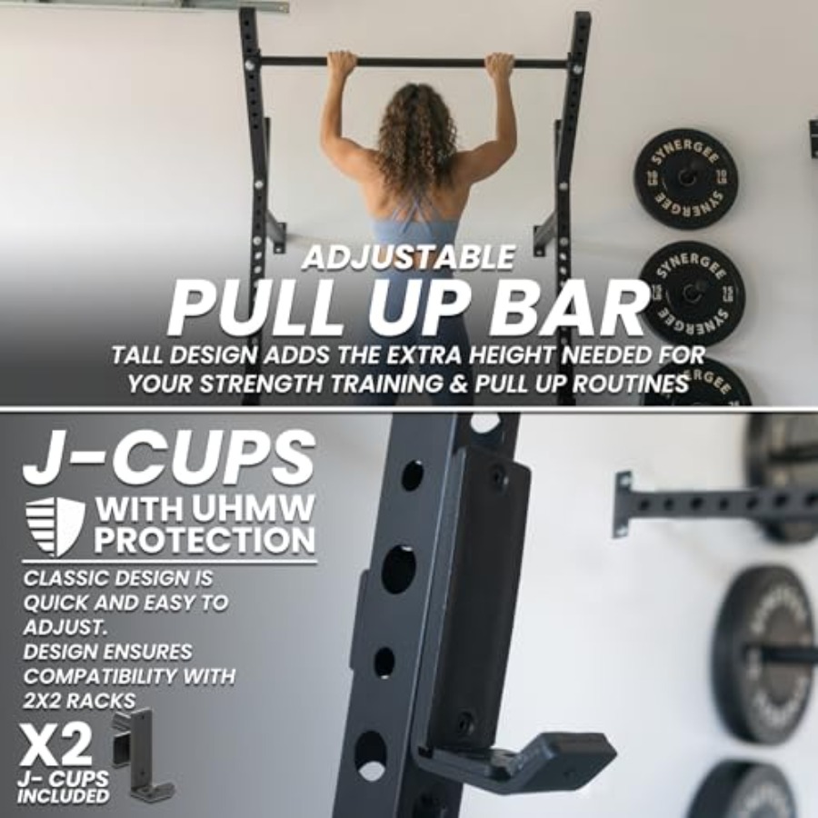 Wall Mounted Squat Rack for ho - đánh giá và giá Pull Up Bar Grip