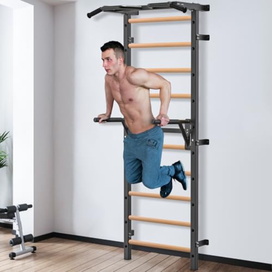 Wall Mounted Gymnastic Stall B - đánh giá và giá Pull Up Bar Grip