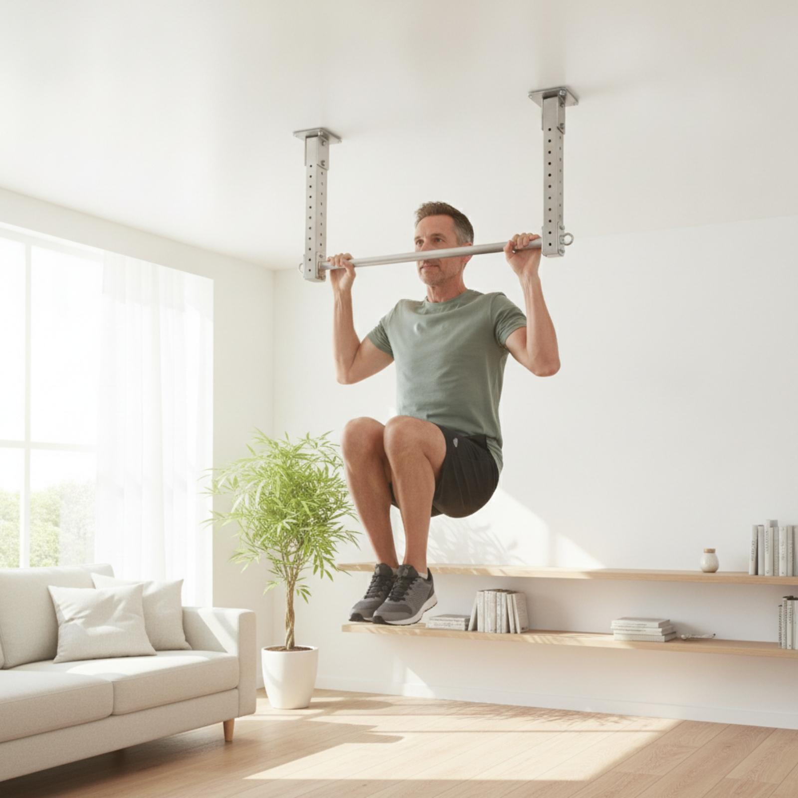 Heavy Duty Adjustable Ceiling  - đánh giá và giá Pull Up Bar Grip