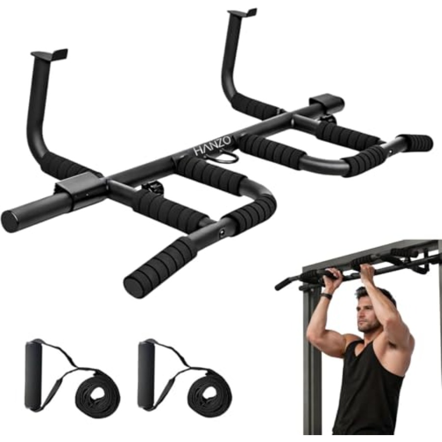 Doorway Pull Up Bar Set with S - đánh giá và giá Pull Up Bar Grip